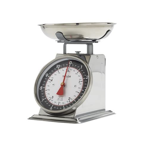 taylor precision products mechanical kitchen weighing food scale weighs   lbs measures
