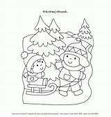 Kolorowanki Zabawa Zabawy Dzieci Sniegu Kolorowanka Czas Fragment Ksiazeczki sketch template
