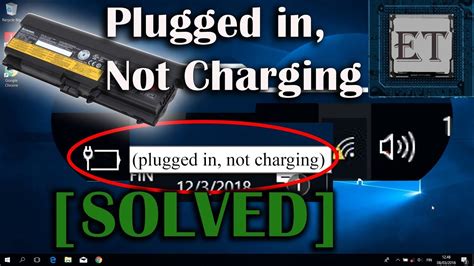 fix laptop battery plugged   charging youtube