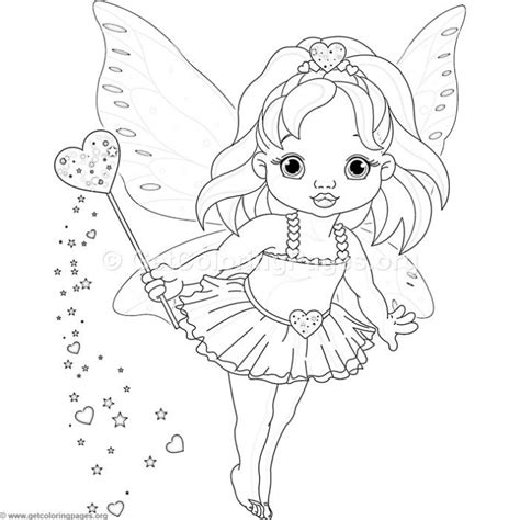 cute love fairy coloring pages coloring