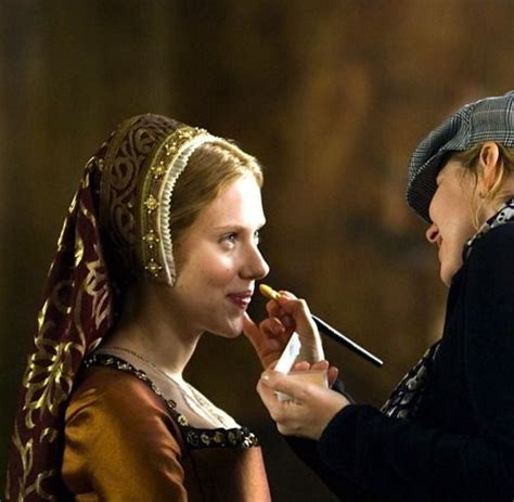 Scarlett Johansson Behind The Scenes In The Other Boleyn