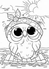 Coloring Pages Owl Printable Print Animal Easy Sheets Cute Book Kids Choose Board Printables sketch template