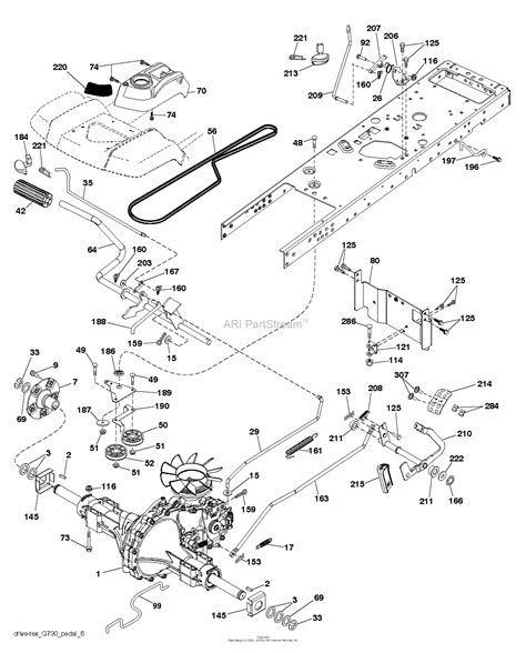 husqvarna gthvls    parts diagram  drive