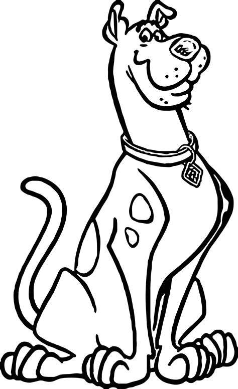scooby doo outline    clipartmag