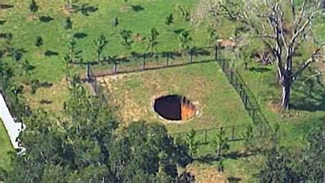 florida sinkhole opens up at exact location where another