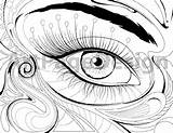 Eye sketch template