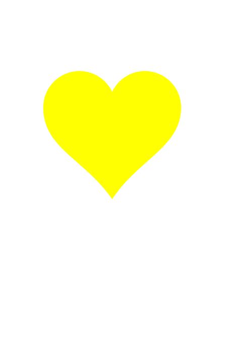 yellow heart clip art  clkercom vector clip art  royalty  public domain