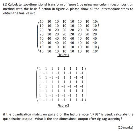 calculate  dimensional transform  figure  cheggcom