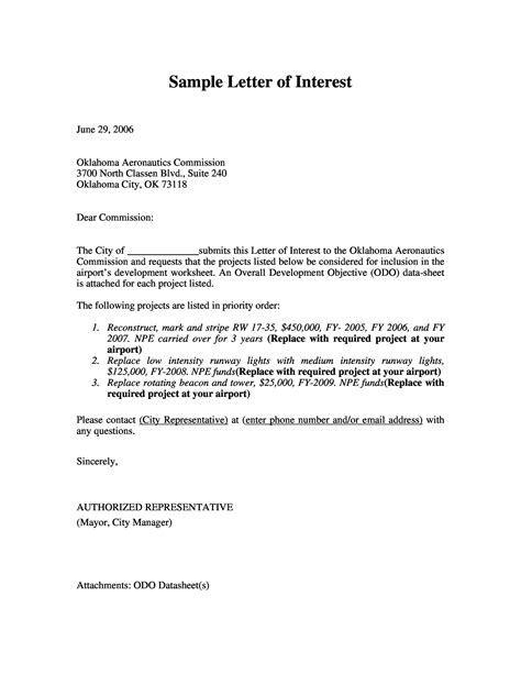 job letter  interest examples letter  interest examples