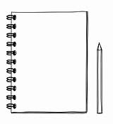 Notepad sketch template