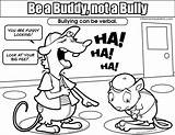 Bullying Coloring Pages Anti Colouring Bully Buddy Verbal Para Colorear Resolution Imagenes Color Printable Safety Clipart Clip High Elementary El sketch template