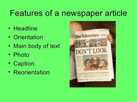 features   newspaper
