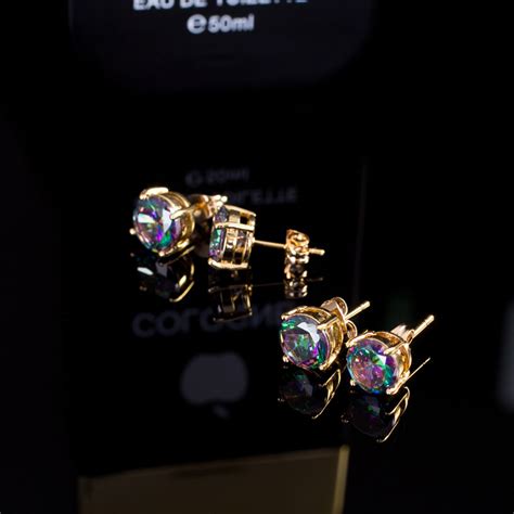 2020 new korean edition of highend fashionable zircon earrings and