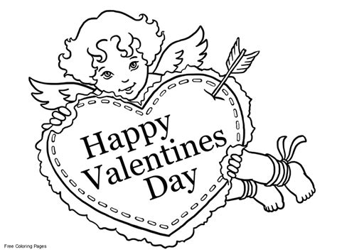 valentines day coloring pages printable coloring home