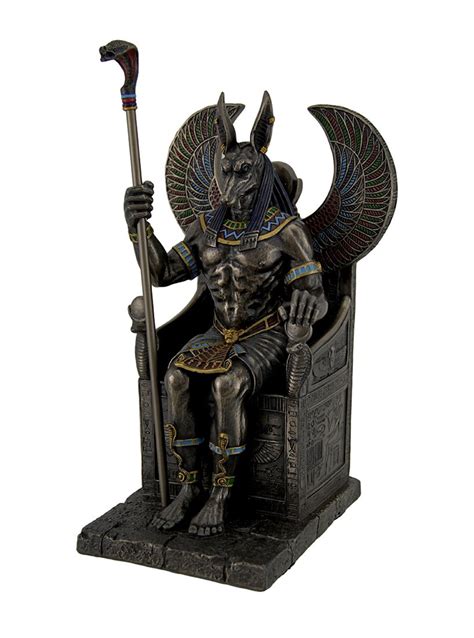 buy veronese design 10 5 8 tall egyptian god anubis sitting on throne