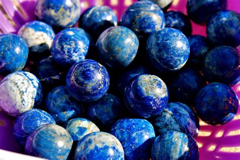 gr blue lapis lazuli mm crystal healing metaphysical etsy