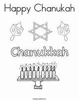Coloring Chanukah Happy Chanukkah Print Color Dreidel Twistynoodle Favorites Login Add Noodle Cursive sketch template