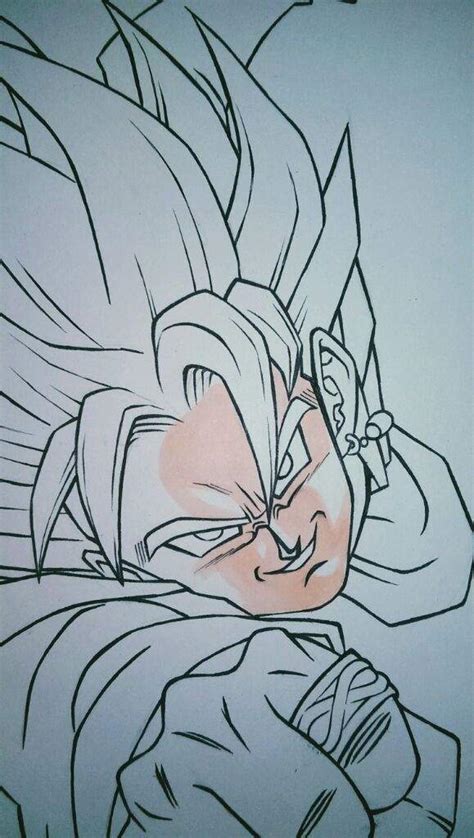 Goku Black Super Saiyan Rose Drawing Anime Amino