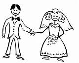 Coloring Pages Marry Weddings Wedding Popular Married Library Clipart Cartoon sketch template