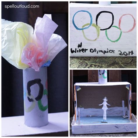 getting ready for the winter olympics ~crafts and more