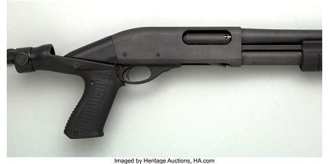 remington model  tactical shotgun military patriotic lot  heritage auctions