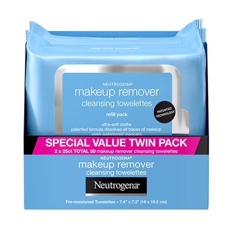 neutrogena makeup remover cleansing face wipes  ct  pack