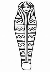 Coffin Egypt Ancient Drawing Egyptian Coloring Casket Sarcophagus Pages Clipartmag Print Kids Coloringkids sketch template