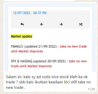 setups cantik tapi market tak cantik  nak buat