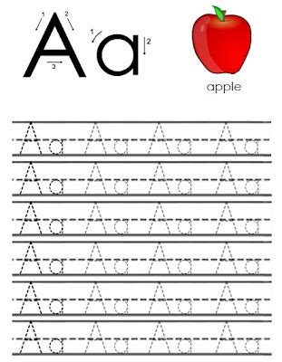 printable worksheets  alphabet letter
