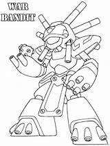 Medabots Coloring4free sketch template