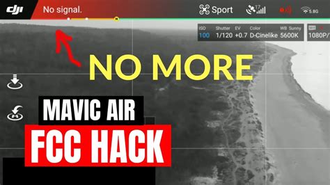 mavic air  fcc mode  easy steps youtube