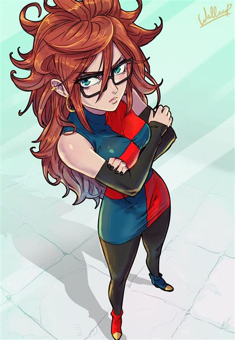 Artstation Android 21 Wallace Pires Anime Dragon Ball Super Anime