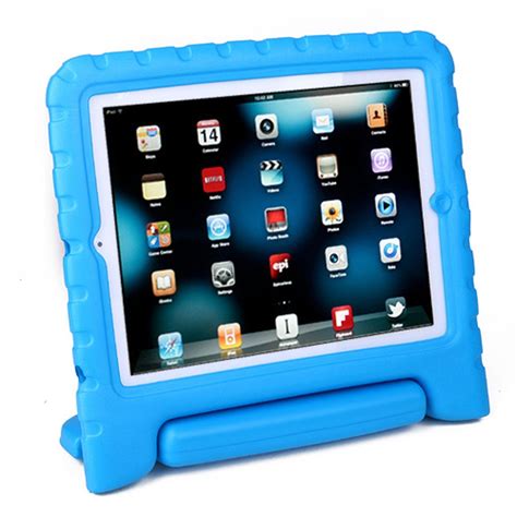 amazoncom hde shock proof ipad case  kids bumper cover handle stand  apple ipad  ipad