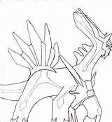Dialga Coloring Pages Pokemon Color Getcolorings Palkia Print Template sketch template