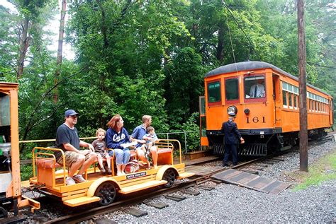 trolley  track car rides  september  rochester genesee valley railroad museum