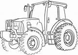 Tractor Drawing Farm Coloring Pages Getdrawings sketch template