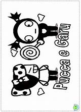 Coloring Pucca Dinokids Pages Close Coloringdolls Library Clipart Cartoon sketch template