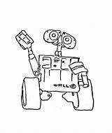 Wall Coloring Pages Disney Color Kids Printable Walle Colouring Clip Robot Cartoon Shet Embroidery Away Let Popular Print Getdrawings Drawing sketch template