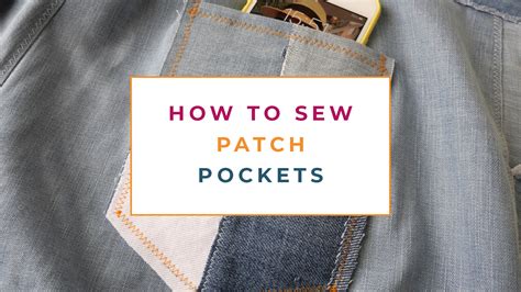 sew patch pockets  pocket sewing tutorial  creative curator