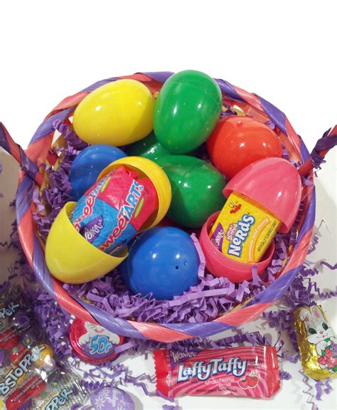 filled solid easter eggs  egg hunt  brand candies chocolates