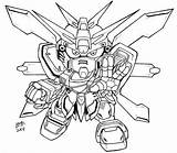 Gundam Burning sketch template