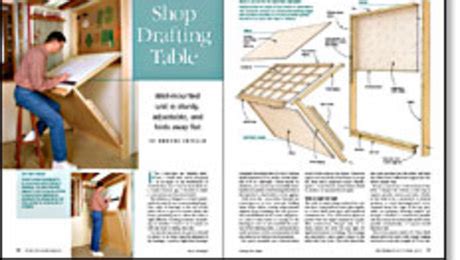 shop drafting table finewoodworking
