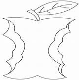 Apples Coloringhome sketch template