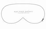 Mask Eye Pattern Sleep Template Printable Diy Templates Invitations Party Invitation Masks Sleepover Tutorial Patroon Para Google Sewing Spa Dormir sketch template