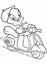 Looney Tunes Tweety sketch template