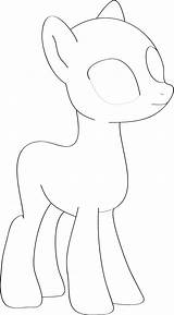 Pony Base Little Mlp Oc Coloring Pages Deviantart Template sketch template