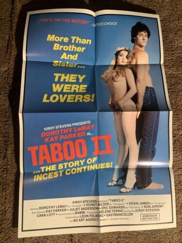 taboo ii orig movie poster sexploitation ebay
