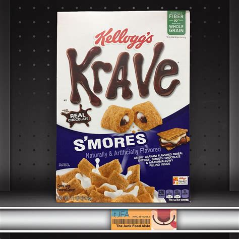 kelloggs krave smores cereal  junk food aisle