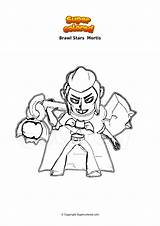 Brawl Mortis Stars Supercolored Ausmalbilder sketch template