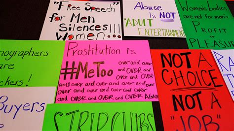 demonstration raises awareness to end demand for sexual exploitation
